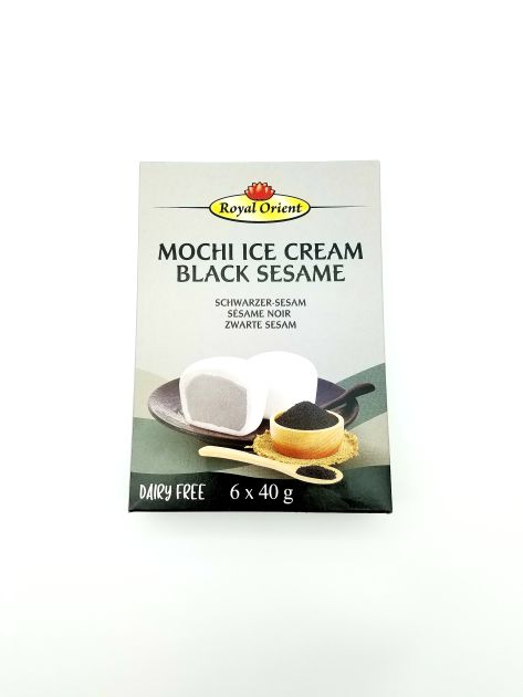 Royal Orient Mochi Eiscreme schwarzer Sesam 240gr. Royal Orient Mochi Eiscreme schwarzer Sesam 240gr.