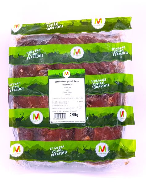 Damhirschedelgulasch 2500 g Damhirschedelgulasch 2500 g