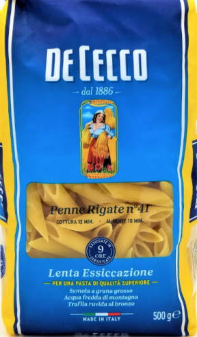 De Cecco Penne Rigate n°41 500g