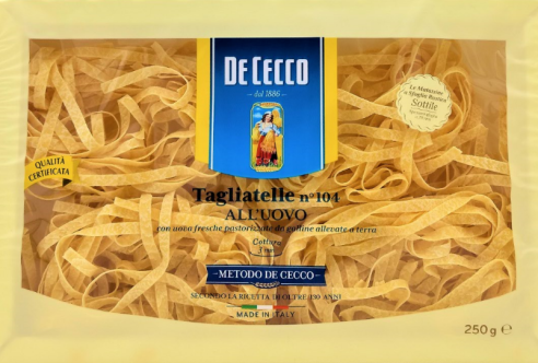 Tagliatelle n°104 All'Uovo 250 g 