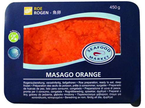 Kagerer Masago Orange tiefgefroren 450 g Kagerer Masago Orange tiefgefroren 450 g