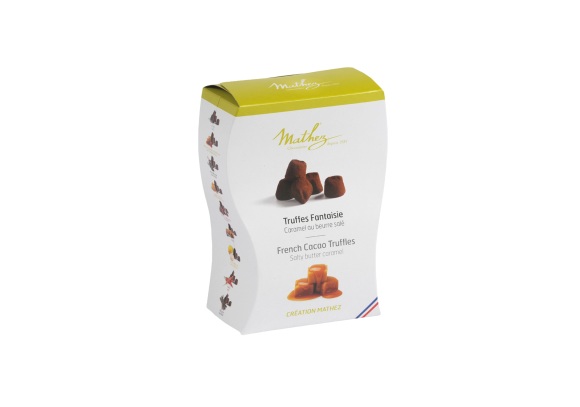 Mathez Trüffelschokolade mit gesalzenem Karamell 250g Mathez Trüffelschokolade mit gesalzenem Karamell 250g