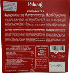 Paluani Panettone 500 g Classico Sultanina (Rosinen)
