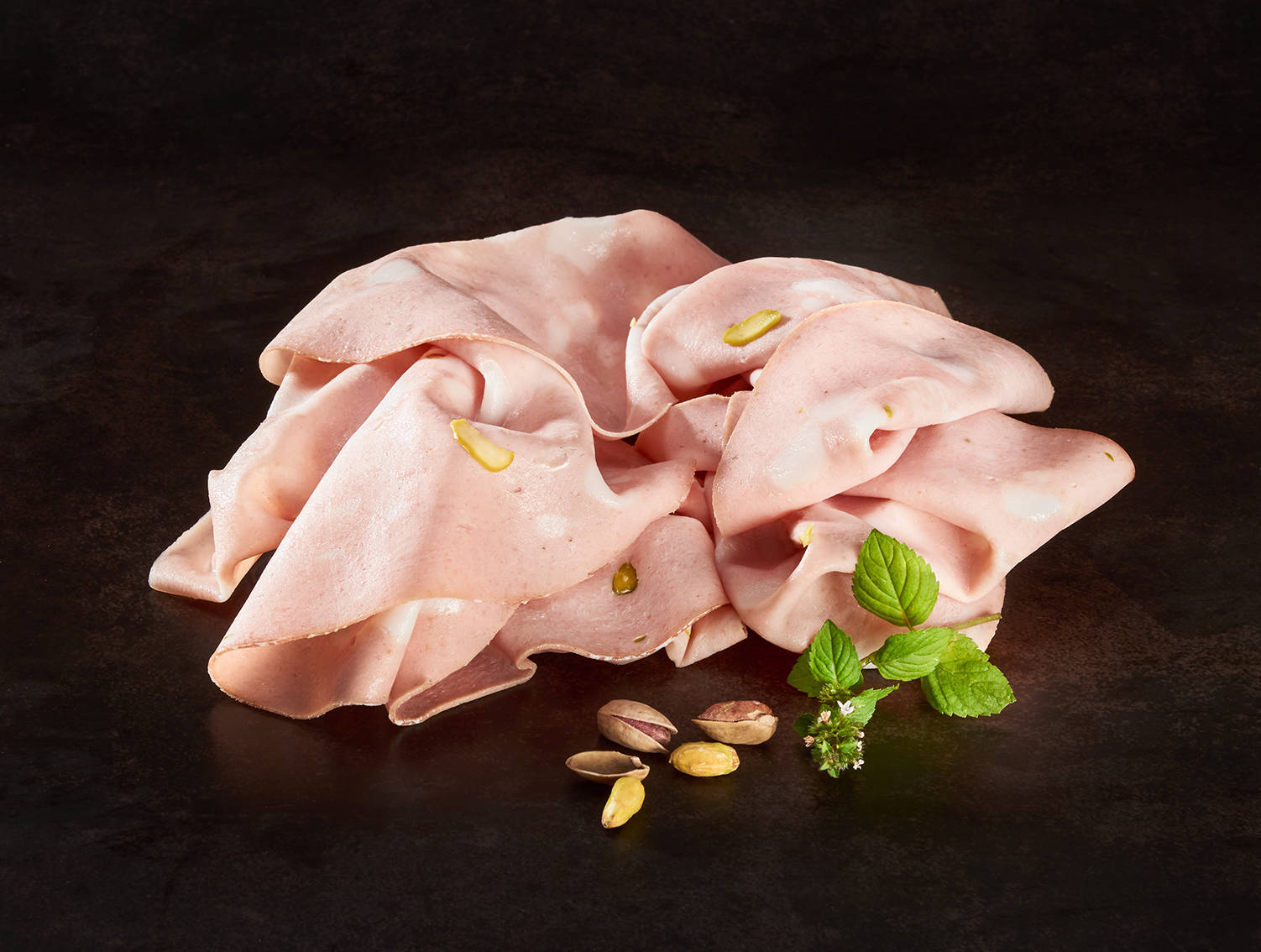 Mortadella mit Pistazien ca. 100 g I Hier bestellen!