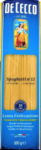 Spaghetti n°12 500g