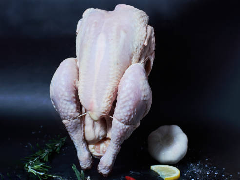 Les Fermiers de Loué Freiland Hähnchen schwarz ca. 1200 g